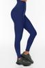 Women's Sports Tights Fashion New Season Navy Blue Full Length Knitted Sports Tights