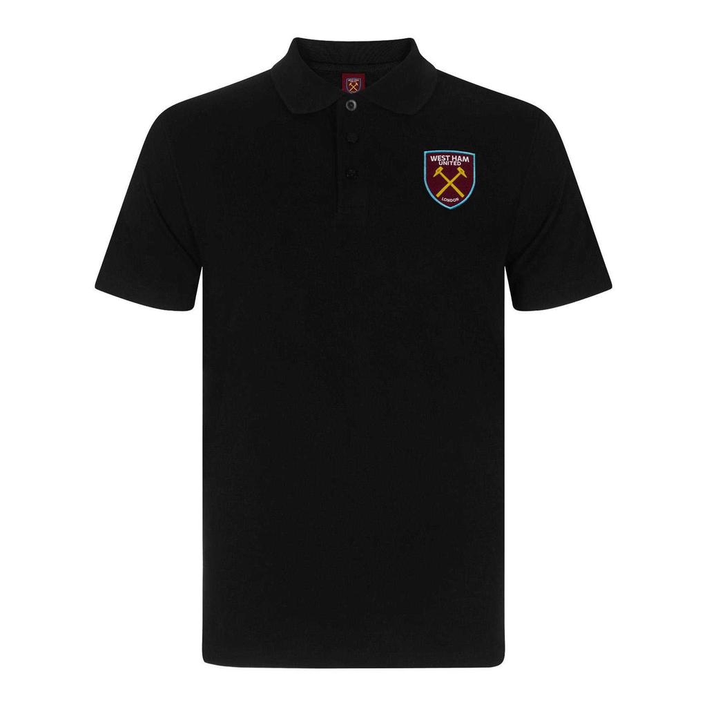 West Ham United FC Mens Crest Polo Shirt