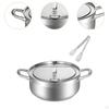 Deep Fryer Pot Frying Pan with Lid Kitchen Chicken Small for Fries