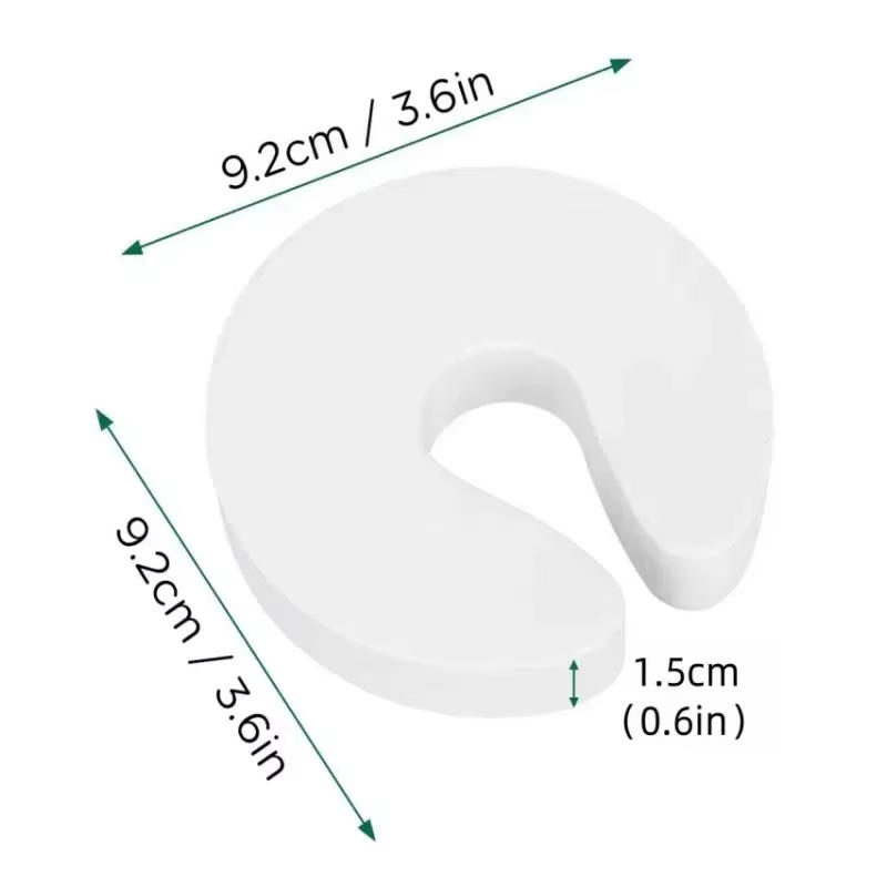 6pcs Door Stopper Durable Baby Security Protection Baby Safety Door Stop Safety Door Card Holders