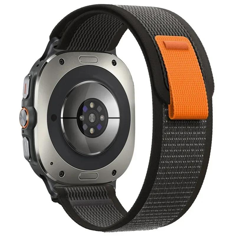 Нейлоновый ремешок Trail Loop для Samsung Galaxy Watch Ultra 47 мм Без зазоров Спортивный браслет Ремешок для Samsung Watch Ultra band Correa
