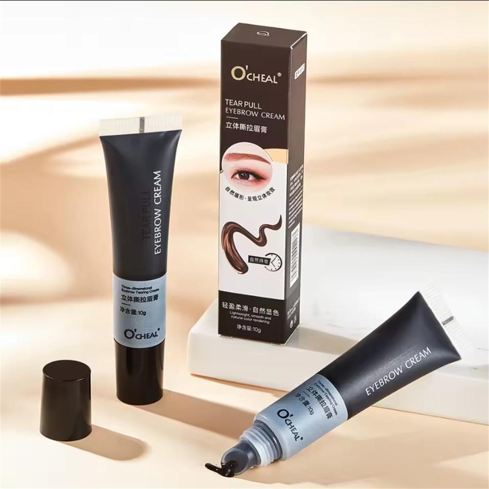 OCHEAL Eyebrow Gel Peel Off Natural Tinting Tattoo Водостойкий долговечный крем для век Окрашивающий клей для бровей Быстросохнущий макияж для бровей
