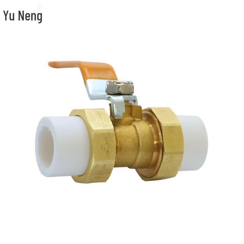 Yùnéng PPR Double Hot-Melt Copper Ball Valve