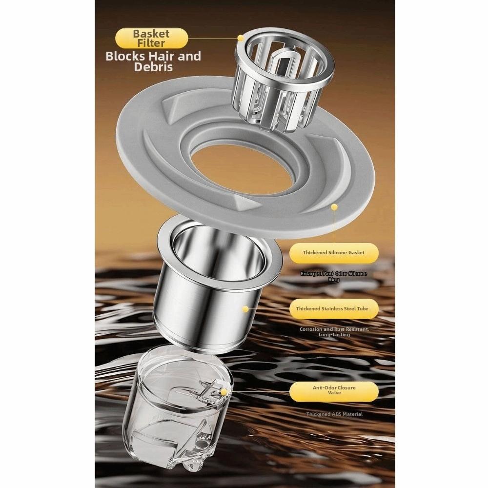 Universal Floor Drain Core Magnetic Strainer Plug Sink Accessories Vortex Drain Core Sink