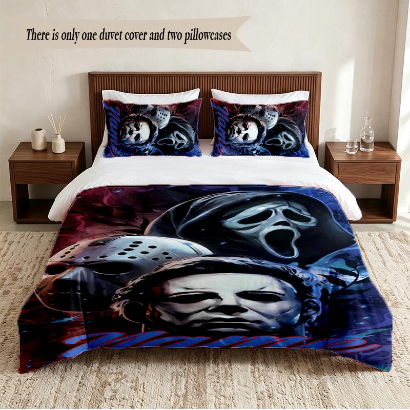 Terrorist killers Personalized Custom Name 3‑Piece Bedding Set Soft Duvet Cover Set For Bedroom Home Decor