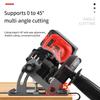 Регулируемая глубина резки 45°, кронштейн для позиционирования, угловая шлифовальная машина, модернизированная режущая машина, долбежное основание для угловой шлифовальной машины 100-125 мм