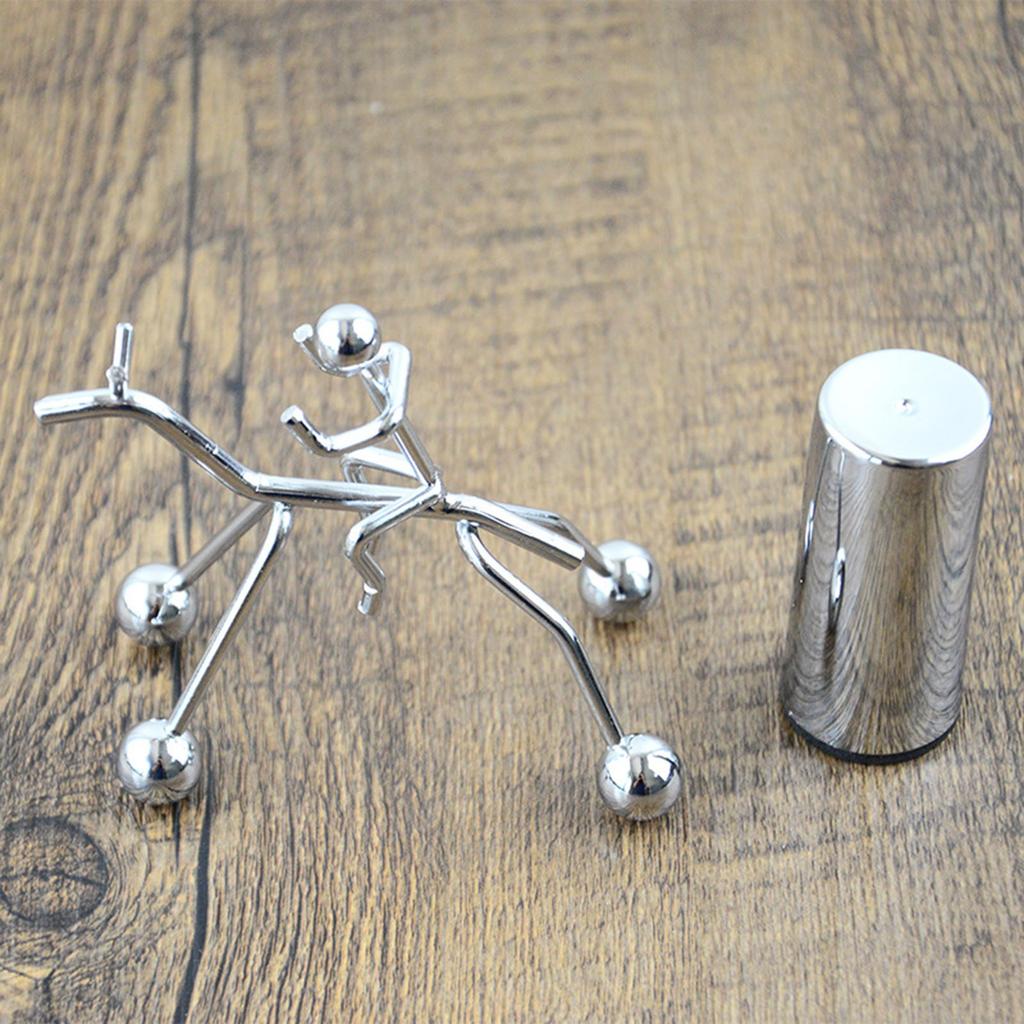 Humanoid Riding Desktop Perpetual Motion Extra Large Ball Ornaments For Mini Office Ornaments