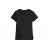 Puma Футболка Team Tee с вышитыми буквами, круглым вырезом, коротким рукавом, женские топы, черный цвет 624706-01