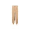 Elastic Waistband Joggers With Side Pockets And Fleece Lining Women Bottoms Khaki DQ4608-254