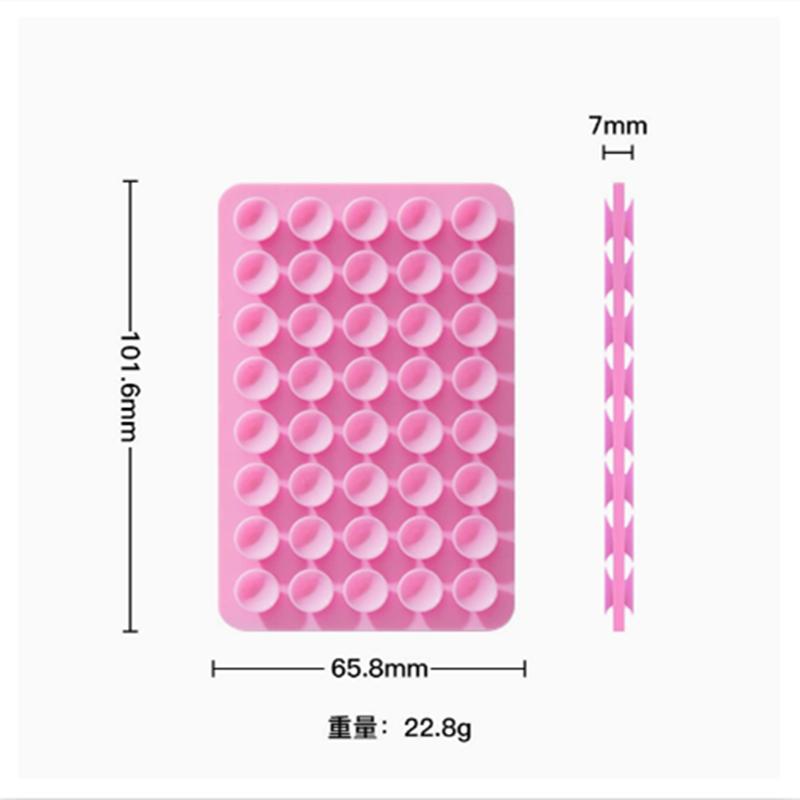 Двусторонний силиконовый чехол на присоске для телефона, съемная подставка для громкой связи, настенная подставка для селфи и видео