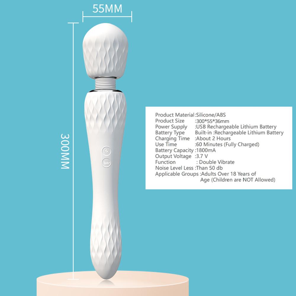 Двухголовый вибратор для женщин AV массажная палочка мастурбатор женские товары для взрослых женский дилдо секс-игрушки для женщин секс-шоп