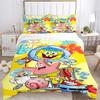 3Pcs Spongebob Friends Adventure Bedding Sets For All Sizes New 3D Printed Bed Cover Comforter Duvet Cover Pillowcase Bedroom Decoration