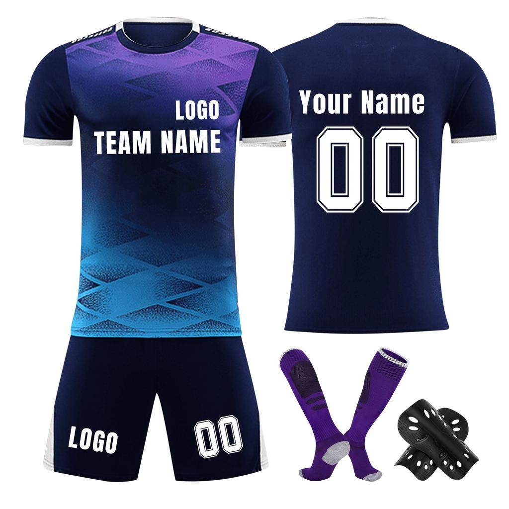 Комплект персонализированных рубашек для мужчин и девочек с именем и номером, футбольные майки на заказ для мальчиков, тренировочный костюм