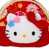 Кошелек с застежкой Sanrio Hello Kitty ( Лицо в японском стиле ) Япония НОВЫЙ
