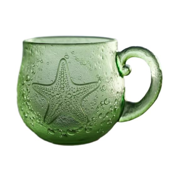 Кружка из смолы на морскую тематику, ручная работа, для кофе и чая, красочная, с градиентом, художественная, чашка-подарок, уникальная, для дома и офиса