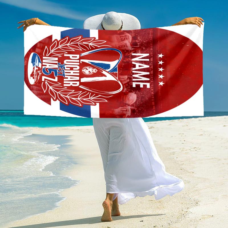 Personalized River Plate Fan Gear Beach Towel Microfiber Beach Towel Thin Absorbent for Beach Swimming Yoga Bath Sports. 0910175