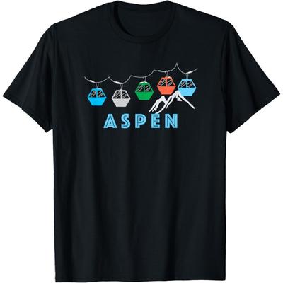Футболка Aspen Ski Mountain Gondola - Аспен, Колорадо