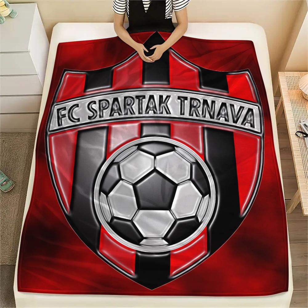 FC Spartak Trnava,pattern Flannel Blanket, High quality Comfortable for All Seasons, Home Decor, Warmth and Comfort, Perfect for Gifts.