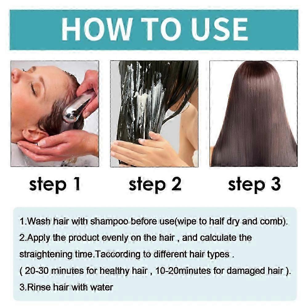 Keratin For Permanent Hair Straightening Cream Hair Straightener Smoothing Hair Cream For Curling Hair Magic Hair Care 60ml