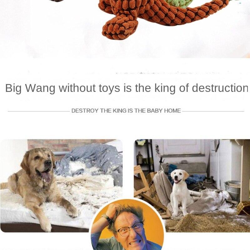 Большой динозавр, товары для домашних животных, плюшевая игрушка, устойчивая к укусам собак, шлифовальная звуковая игрушка, чистка зубов и поглощение запаха.