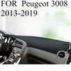 FOR  Peugeot 3008 2013-  Car Dash Mat Dashmat Dashboard Mat Cover Sun Shade Dash Board Cover Carpet  Accessories