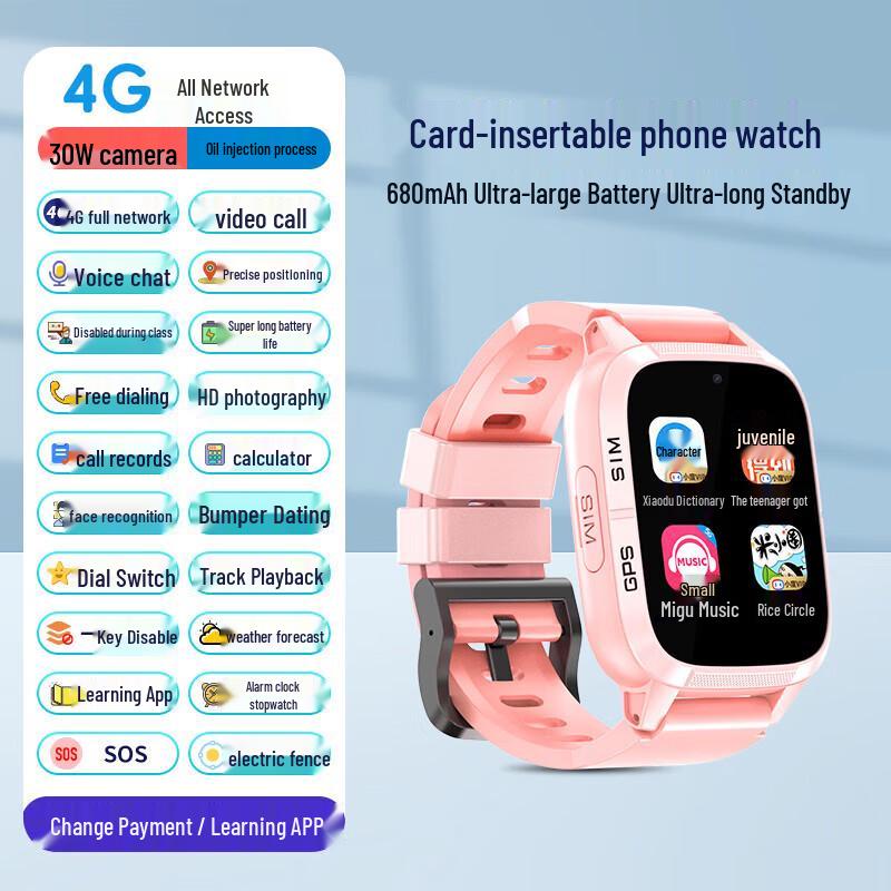 Детские умные часы Xiaobawang 4G GPS (Китайская версия)