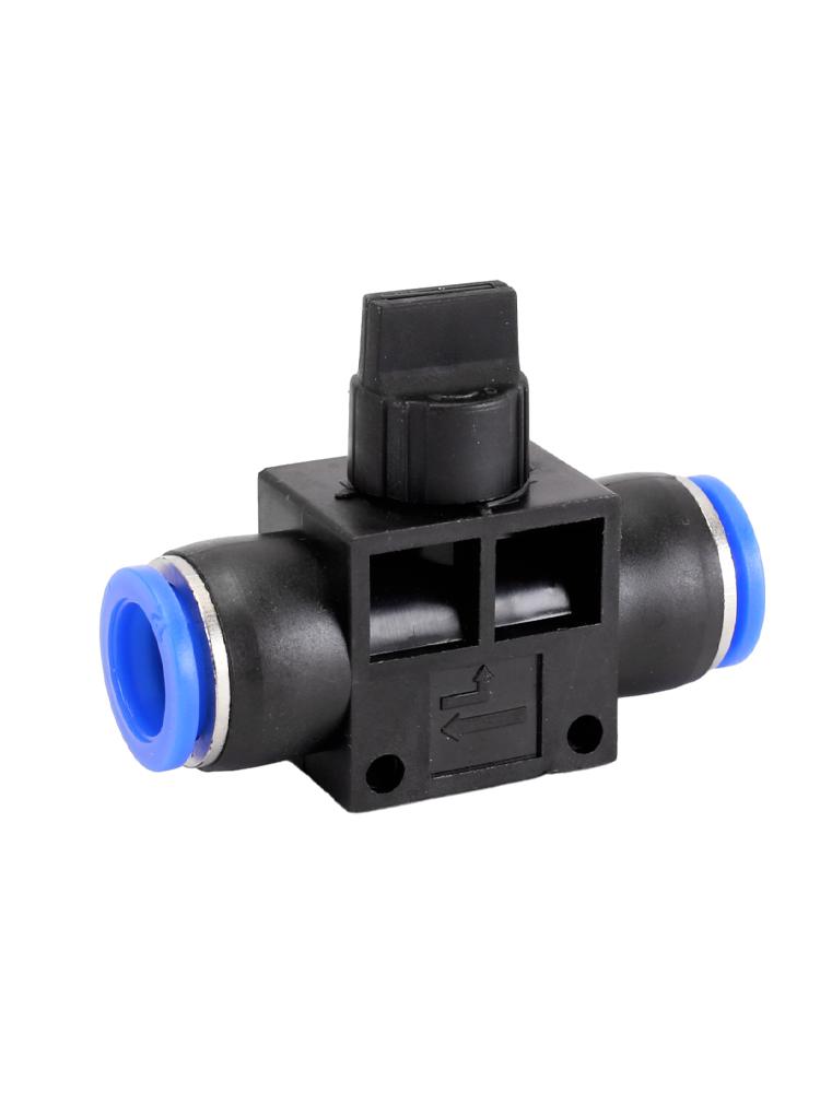 Pneumatic Air Valve Switch PU Tube HVFF Hand Valve Quick Connector 4/6/8/10/12mm