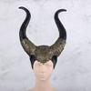 2024 New Golden Maleficent Horns Latex Mask For Halloween Cosplay And Carnival