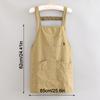 Simple Waterproof Kitchen Apron Oil-proof Anti-fouling Chef Apron Breathable Sleeveless Cooking Baking Bibs for Home Kitchen