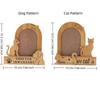 Wood Pet Photo Frame Dog/Cat Shape Photo Album Frame Picture Frame  Pet Lovers