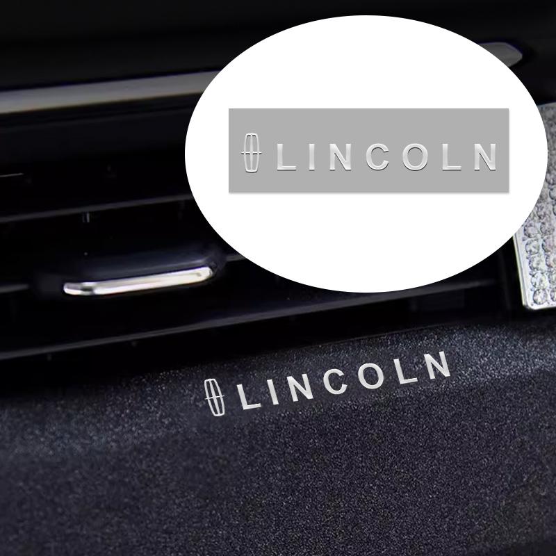 3D Car Logo Stickers Metal Letter Car Stickers Interior Decoration For Lincoln MKZ MKX Aviator Navigator Continental Corsair MKC guj1