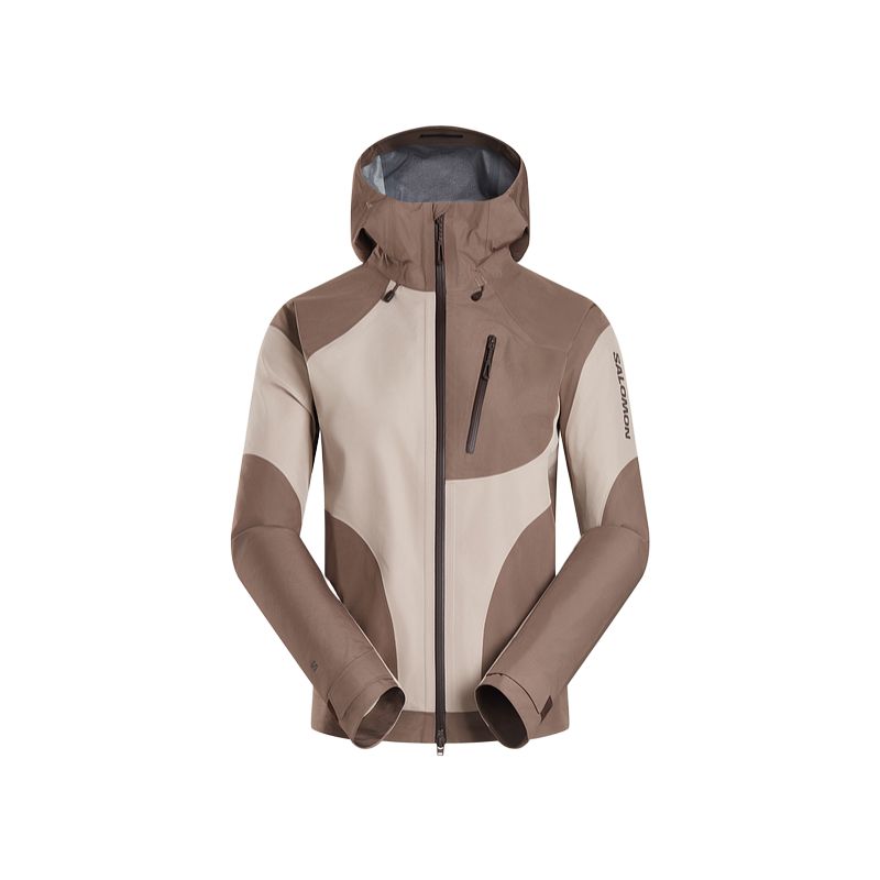 SALOMON Gore-Tex 3L Shell Retro Series Waterproof Windproof Casual Hooded Long Sleeve Jacket Women Jackets C28295