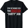 Смешная шутка про папу-домоседа, муж-домохозяин, подарок на День отца, футболка