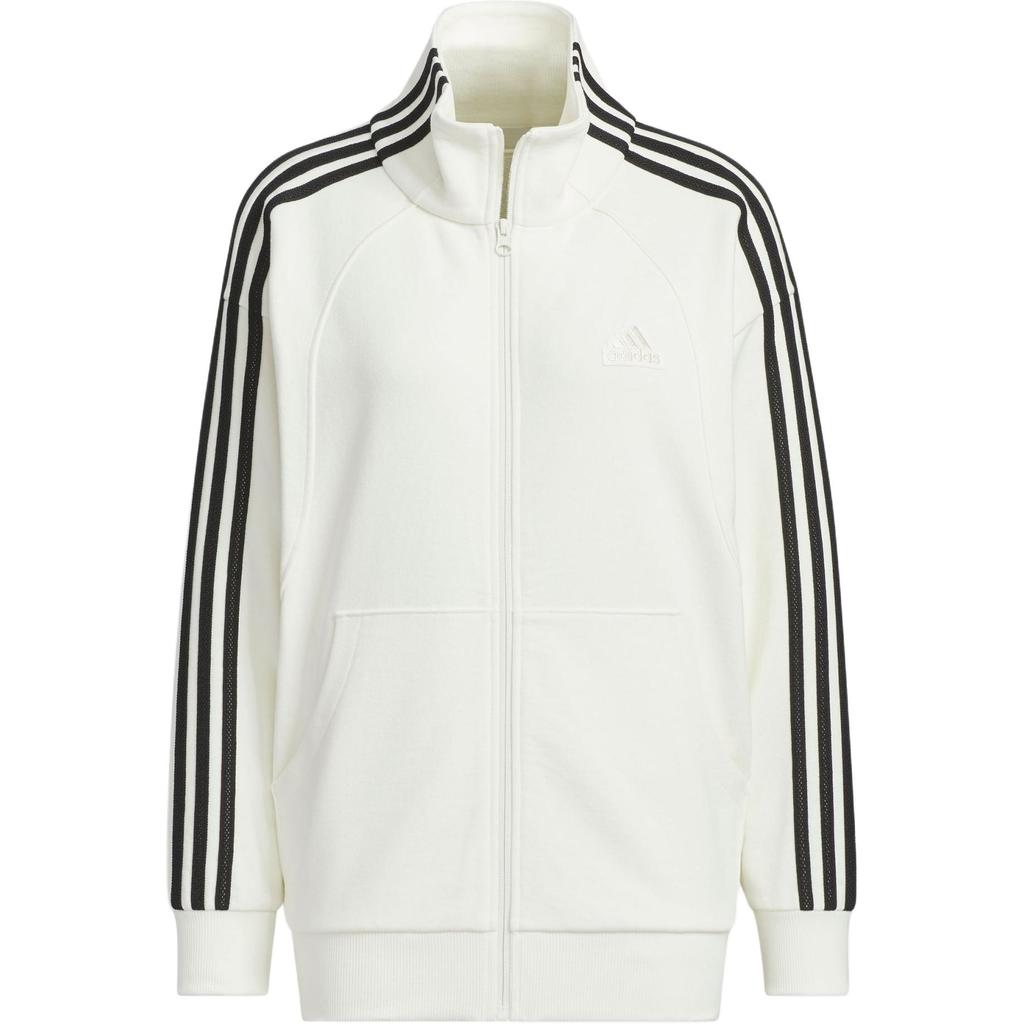 adidas Вязаный жакет с 3 полосками Женские куртки и пальто Белый JN0760