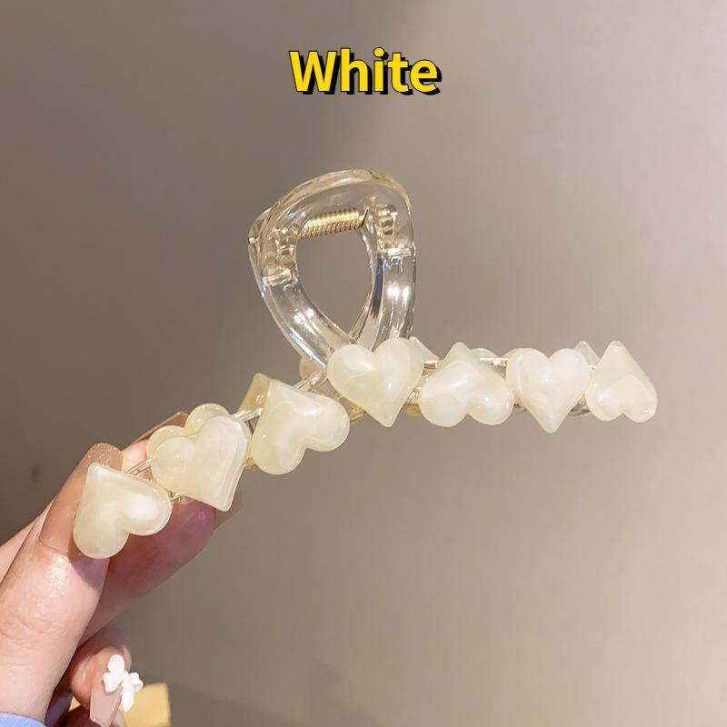 Винтажные желе-заколки для любви, большие заколки для волос в форме краба, заколки для волос, зажим для хвоста, модные аксессуары для головного убора с когтями для девочек