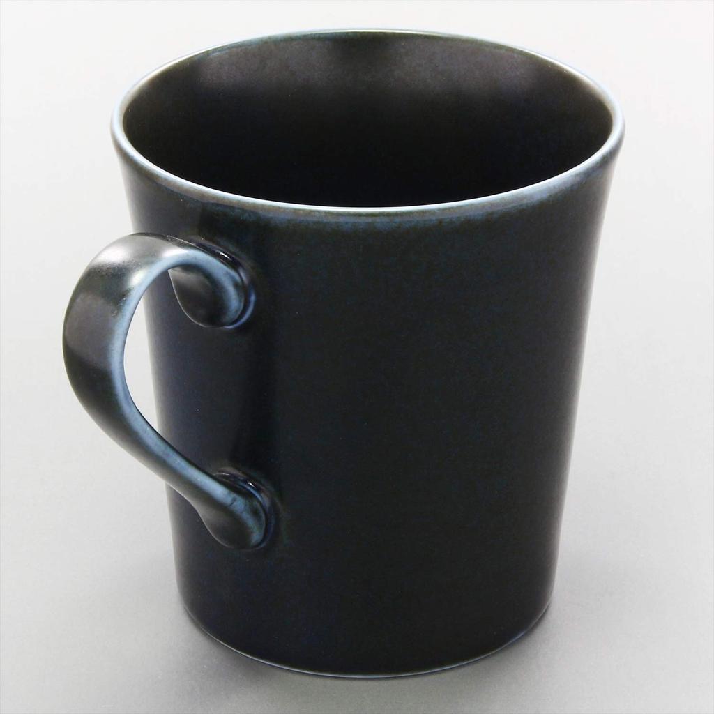 Кружка Mino Ware Lightweight Mug Indigo Диаметр 9 см x Высота Подходит для микроволновой печи и посудомоечной машины Сделано в Японии 9,5 см 132-8020