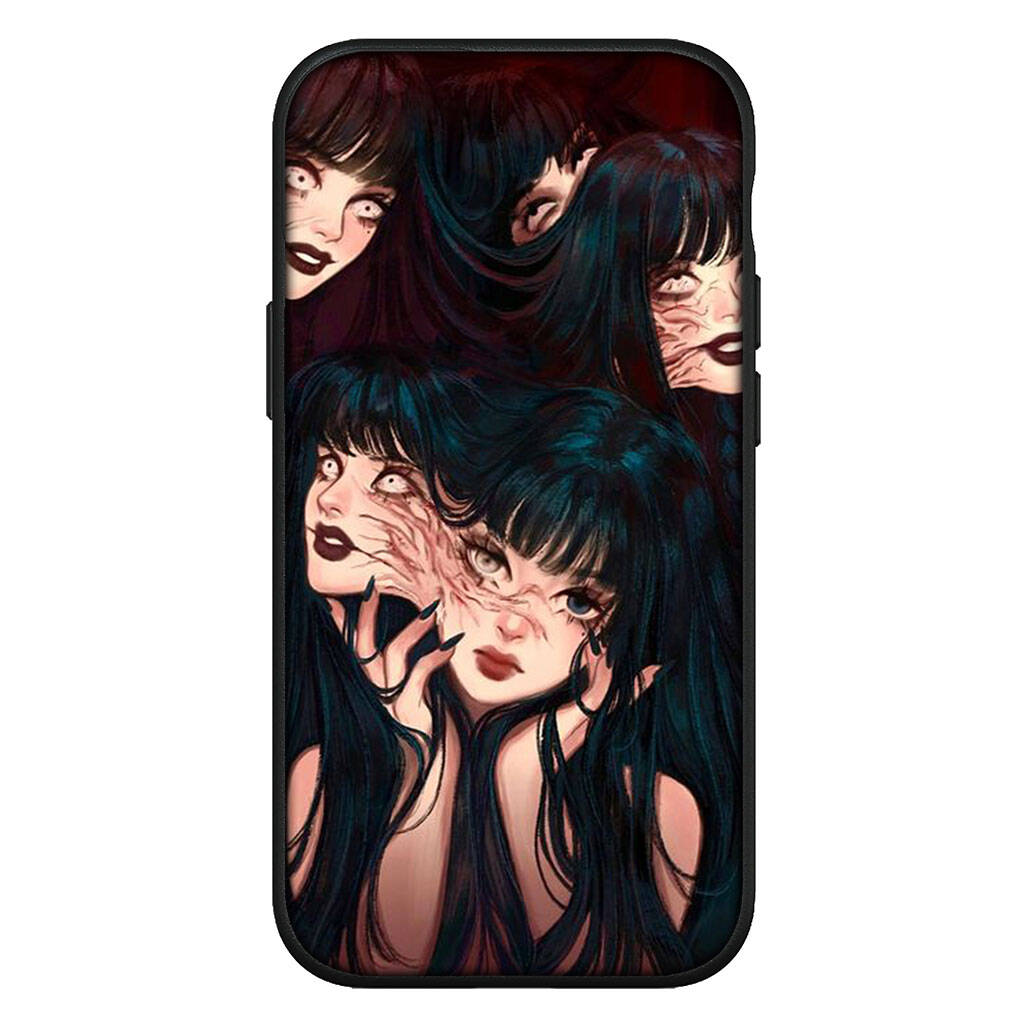 Чехол для iPhone 17 16 15 Xiaomi Poco Redmi Note 14 13 12 X Pro Max 9 16e Samsung Galaxy S25 S24 S23 OPPO Huawei Коллекция Tomie Junji Ito Чехол для телефона