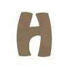 Capital Letter H In MDF Wood To Decorate - 8 Cm