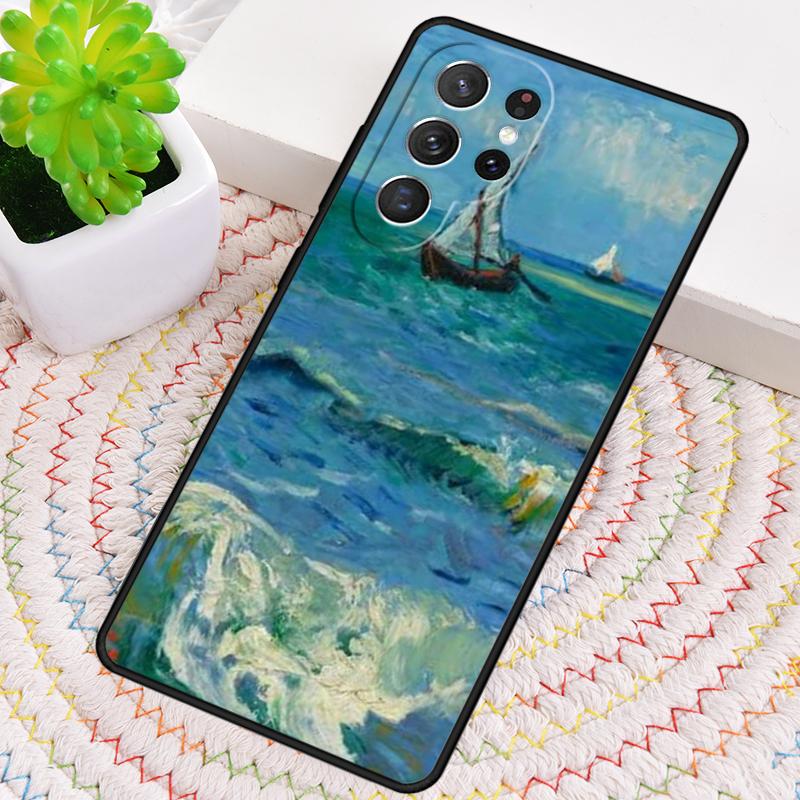 Чехол для телефона Blossom-Gogh для Samsung Galaxy note 10 pro S26 Ultra S23 S24 FE S25 S21 S22 PLUS противоударный Чехол