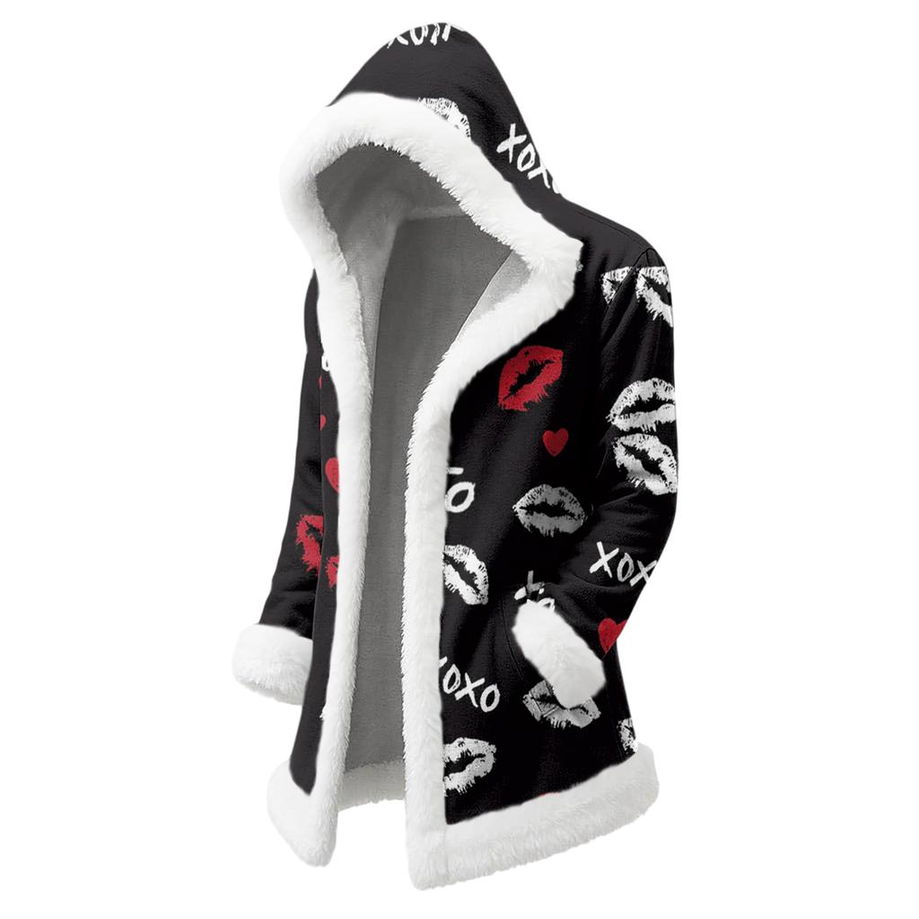 Унисекс кардиган с капюшоном и карманами, теплая верхняя одежда