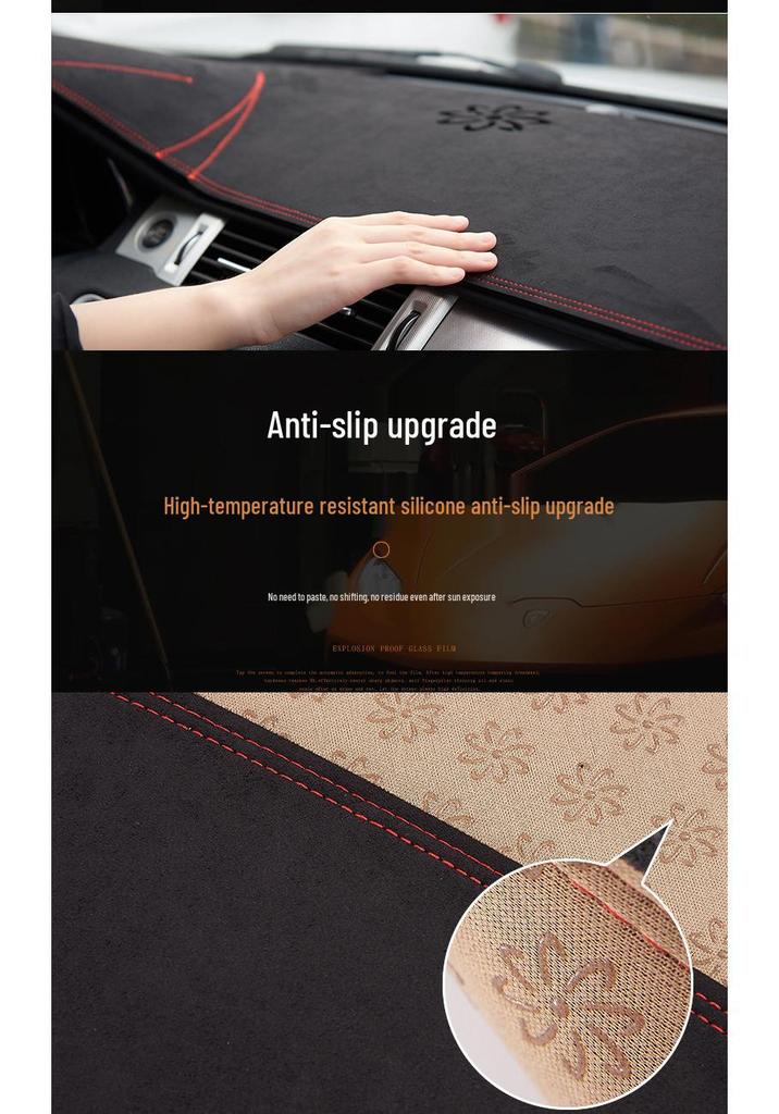 Коврик-тент на приборную панель для Toyota Corolla 2007-2013 - Защита от солнца, антиблик.