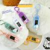 Электронные часы-брелок Hello Kitty Мини Электронные Студенческие Эллиптические Часы Цифровой Дисплей Времени Светодиодные Часы Для Сумки Рюкзака