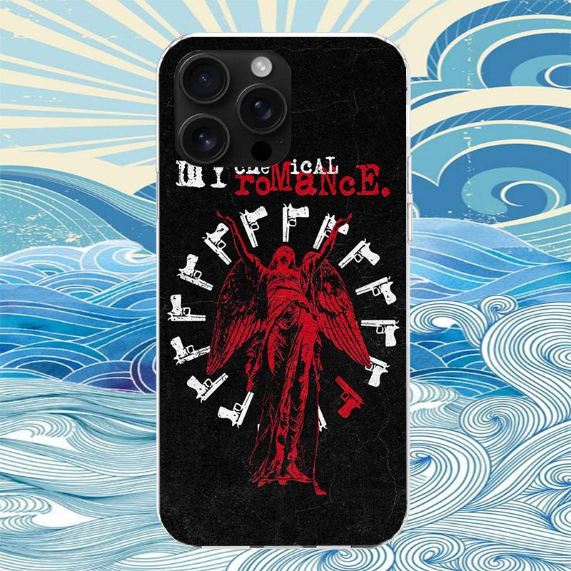 Чехол для телефона My Chemical Romance MCR для iPhone 11 12 13 Mini 14 15 Plus 17 Air 16 Pro Max 16E 7 8 SE 2020 Чехол с индивидуальной печатью