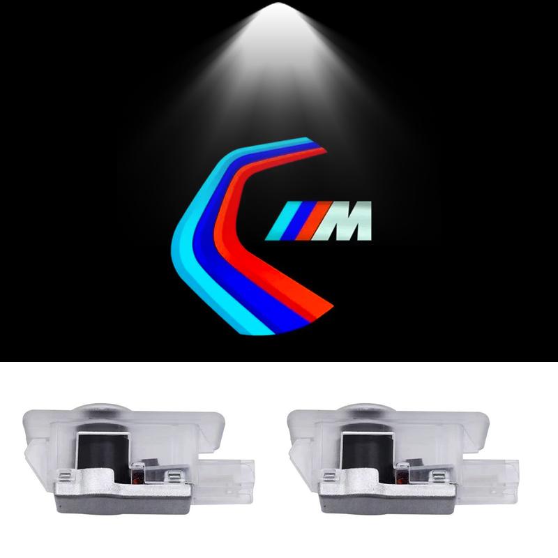 BBJF8 LED Car HD Door Welcome Ghost Shadow Light For BMW F10 F11 F20 F30 X3 X4 X5 X6 X7 E46 E36 E39 E60 E53 E87 E90 G30 G20 G02