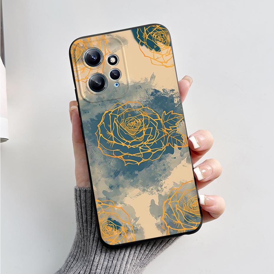 Чехол для Xiaomi Redmi Note 12 12S 4G 5G С рисунком Полная защита Мягкий силикон Стильный мультяшный чехол для Redmi Note 12 S Funda