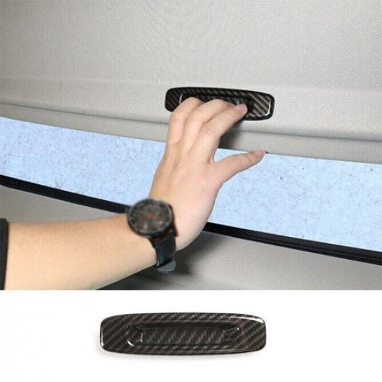ABS Cover Trim 2016- Roof Sunroof Handle Carbon Fiber Fit For Toyota Tacoma