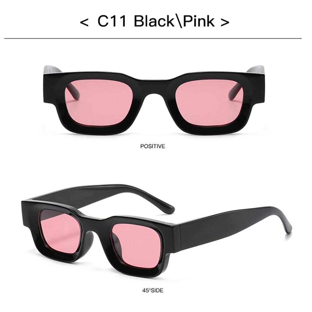 Retro Square Frame Small Punk Shades Women Sunglasses Men Sun Glasses Polarized Sunglasses