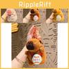 Adorable Plush Capybara Keychain Perfect Exam Success Charm Ideal Graduation Gift