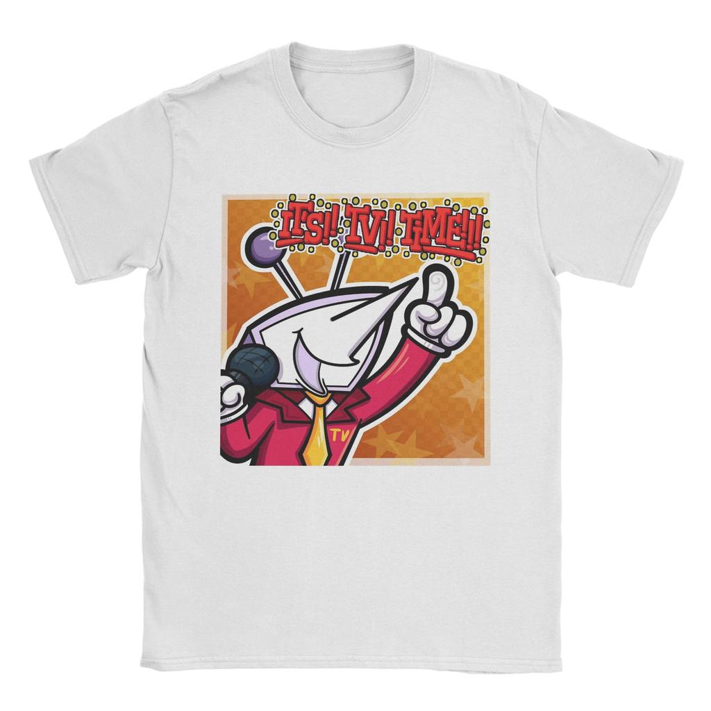 Men Deltarune Tenna It's TV Time T Shirt Cotton Clothes Novelty Short Sleeve O Neck Tee Shirt Printed T-Shirts