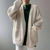 Sweater Female Coat Outside The Wear Spring And Autumn Loose Qi Lazy Wind Solid Color Knitted Cardigan